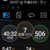 夕方🌆ジョグ🏃7km