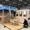 いい感じの展示ブースが出来ました。