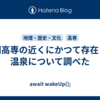 一関高専の近くにかつて存在した温泉について調べた