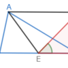 第１巻命題42　三角形に等しい平行四辺形の作図［角を与えられた場合］