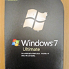  「Windows 7 Ultimate アップグレード」をお買い上げ〜