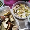 差し入れの野菜たちを有り難く下拵え♪
