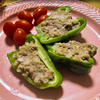 【リュウジ】ピーマンのえぐみなし！レンジでぱぱっとできる肉詰め