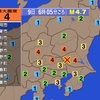 夜だるま地震情報／最大震度4