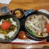 西川口の「二幸」で高菜ご飯とあさりそばのランチセットを食べました🍜