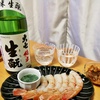 帯じの命日をぼたん海老で献杯