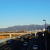 高崎公園周辺散歩　浅間山・草津白根山・榛名山・今朝は３℃・快晴の高崎上空