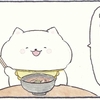 4コマ漫画「カレーうどん」
