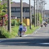 登校の風景：連休明け　さわやかな晴天