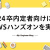 24卒内定者向けにAWSハンズオンを実施しました！