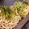 石臼挽自家製手打ち蕎麦 松月（青井）ざるそば＋鴨皮ポン酢＋鴨ハツ焼＋ガリ天＋ピリ辛チーカマ天