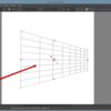 Krita1分チュートリアル：パースグリッドに沿って細くなる線を引きたい