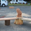 古殿町チェンソーアート文化祭　ショウ作品