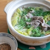 白菜×ラム切り落としで「羊肉湯」風の超簡単1人鍋。クミン塩をつけて食べるとクセになる