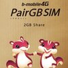 b-mobile 4G PairGB SIM導入。