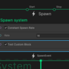 【Unity】VFXGraphで使用できる自作ブロック (custom spawner block)を作成する