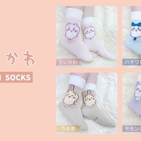 【ちいかわ新作】ふわふわ靴下♪トップモールタム クルーソックスが全4種で登場！ちいかわマーケット他で販売中！