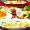 ♪えびとブロッコリーのグラタン＆菜の花のオイル蒸し♪