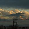 雨上がりの複雑な雲