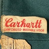1639 発掘速報⑨ カーハート 100%コットン 肉厚 キャップ Carhartt ビンテージ 