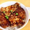 帯広1日目「ぱんちょう」の豚丼＜松＞