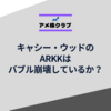 キャシー・ウッドのARKKはバブル崩壊しているか？