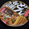 日清のどん兵衛 スパイシー豚カレーうどん　麺が少々別物・・・