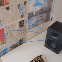 壁際に近いスピーカーの反射を抑えるコツ【オーディオ/お金を使わずに良い音】