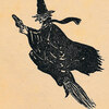 The witch on the broomstick