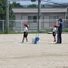 ２年生：体育　ソフトボール投げ