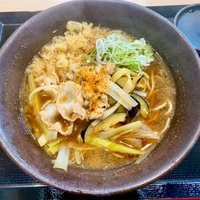 ゆで太郎（淡路町）肉茄子そば