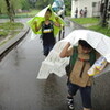 雨の中のこどもの国