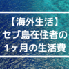 【海外生活】セブ島在住者の1ヶ月の生活費【現地採用のリアル】