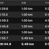 5キロ走のあと坂道ダッシュ5本