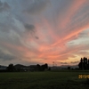 神様の家からみた夕暮れ