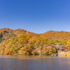黄葉てんこ盛りまでもう少し：天湖森