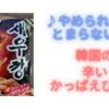 【食べ物】韓国の辛いかっぱえびせん（매운 새우깡／メウン セウカン）はどれくらい辛いのか？