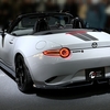 ニュルブルクリンクでスクープされた「ロードスター（MAZDA SPIRIT RACING RS concept？）」のテスト車両は新デザインのリアスポイラーを採用。