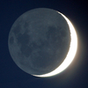 月齢27の地球照 【11月29日撮影】