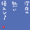 深夜の熱い侵入シュー