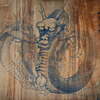 東玉川神社（世田谷区）にある、水墨画の龍神「火焔龍神像」を拝覧してきました。