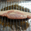 初めて自家製ベーコンを焼いてみる、美味しくできた！と思われる