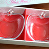 リンゴ型ガラス鉢&かき氷