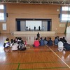 ６年生：学習発表会に向けて　体育館練習