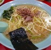 ラーメンかいざん西船橋店＠西船橋　ネギラーメン＋ネギ丼＋餃子