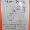 今日の給食　今年度給食スタート