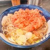 めん処 つるや｜京成上野｜赤い衝撃！紅しょうが天そば