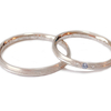 記念すべき共同作業の一つ結婚指輪を「水戸結婚指輪手作り・オーダー工房ジュエリーハグ」
