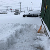 除雪と薪割りの１日