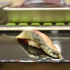 豊洲の「寿司大」でお好み25（鯖、生いくら、きす、まぐろ皮脂漬け焼き他）。